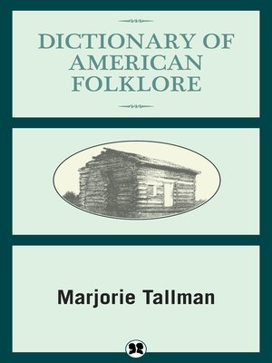 cover image of Dictionary of American Folklore